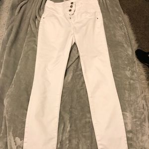 White Charlotte rousse pants